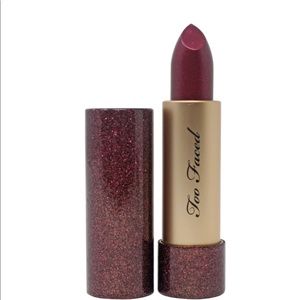 Too Faced Metallic Sparkle Lipstick- Hot Flash